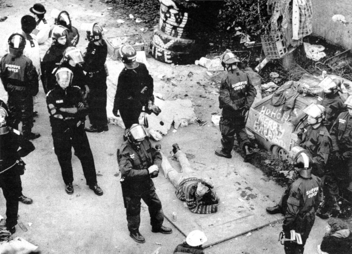 Claremont Rd anti-M11 Campaign 1994.