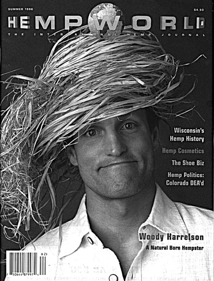 Woody Harrelson wears hemp to the Oscars ceremony